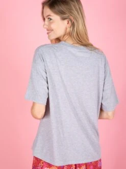 Natural Life Remi Distressed Tee Shirt - Grey Love More -Natural Life Shop 1A2A0699