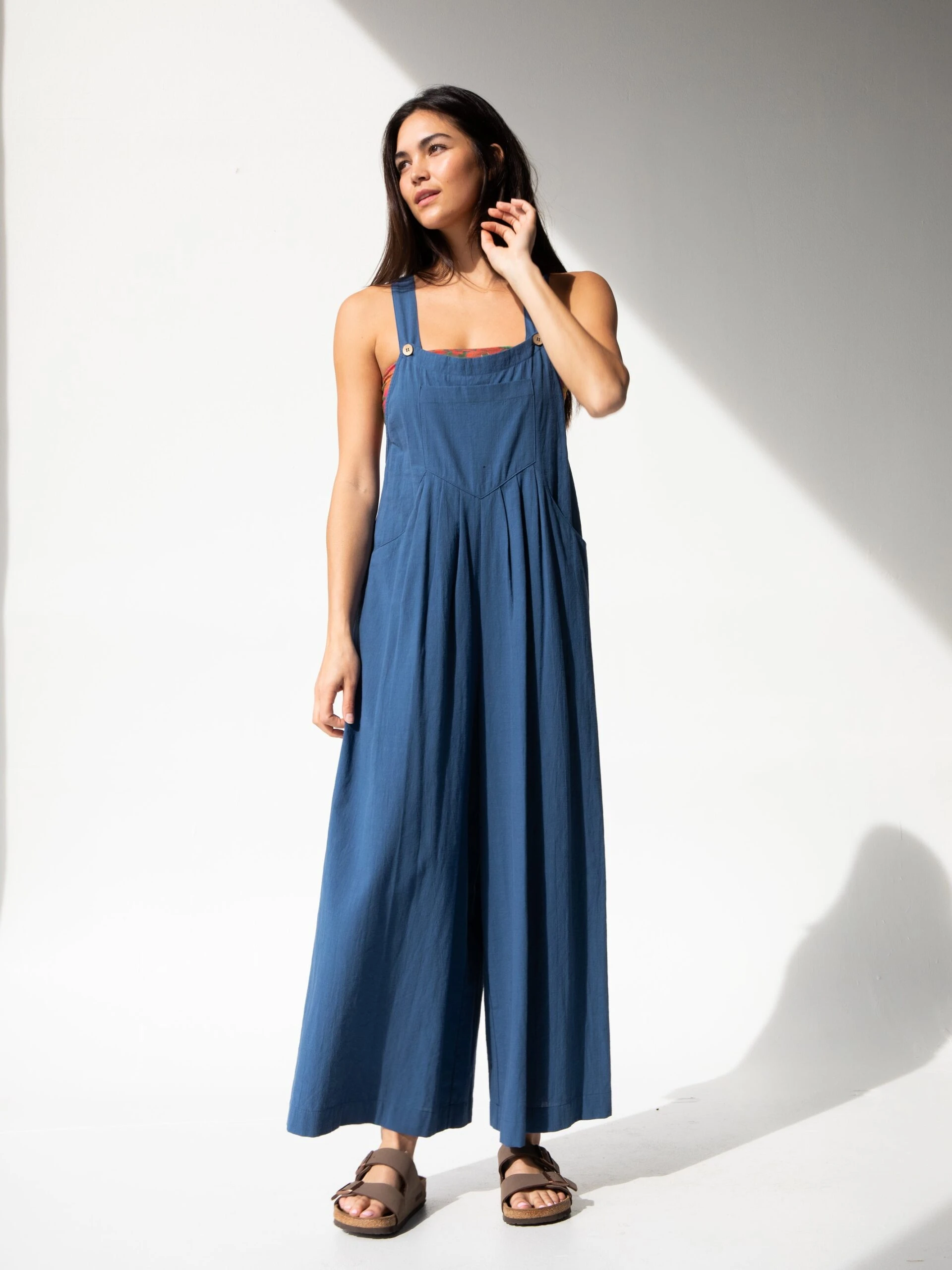 Natural Life Carrington Wide-Leg Jumpsuit - Washed Navy 1 Natural Life Carrington Wide-Leg Jumpsuit - Washed Navy