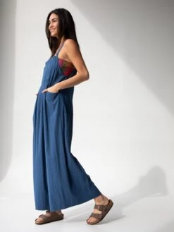 Natural Life Carrington Wide-Leg Jumpsuit - Washed Navy 9 Natural Life Carrington Wide-Leg Jumpsuit - Washed Navy -Natural Life Shop 1A2A4697