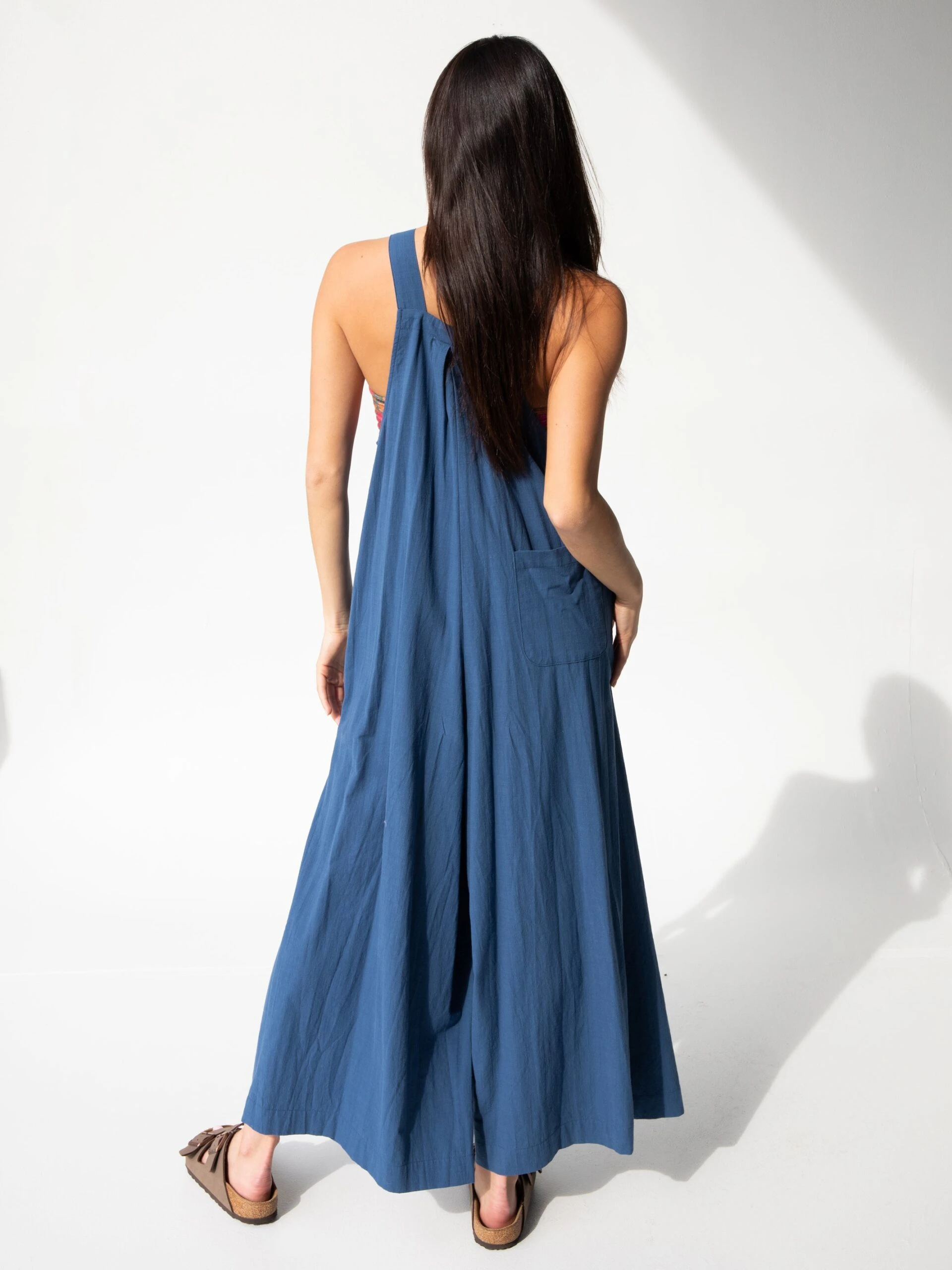 Natural Life Carrington Wide-Leg Jumpsuit - Washed Navy 6 Natural Life Carrington Wide-Leg Jumpsuit - Washed Navy - Image 6