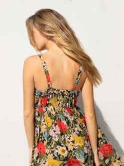 Natural Life Elizabeth Maxi Dress - Black Red Poppy -Natural Life Shop 1A2A4818