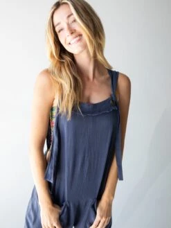 Natural Life Carly Romper - Navy -Natural Life Shop 1A2A5308