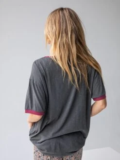 Natural Life Ringer Oversized Tee Shirt - Let's Just Go 5 Natural Life Ringer Oversized Tee Shirt - Let's Just Go -Natural Life Shop 1A2A6719