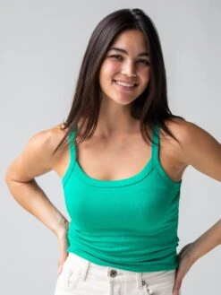 Natural Life The Everyday Layering Tank Top - Kelly Green