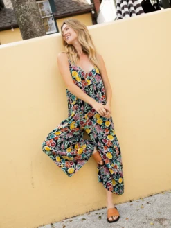 Natural Life Chelsea Jumpsuit - Black Multi Floral 9 Natural Life Chelsea Jumpsuit - Black Multi Floral -Natural Life Shop 484A0129 20 1 20copy
