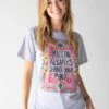 Natural Life Boyfriend Tee Shirt - Change Your Mind