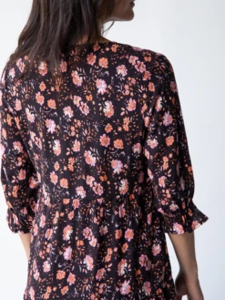 Natural Life Vivian Maxi Dress - Brown Cream Floral -Natural Life Shop 484A2595 20copy