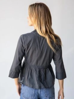 Natural Life Chloe Tie Top - Charcoal 6 Natural Life Chloe Tie Top - Charcoal -Natural Life Shop 484A4232 20copy