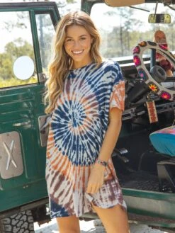 Natural Life Misty Oversized Tee Dress - Tie-Dye -Natural Life Shop 484A4783 20copy