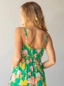 Natural Life Ella Maxi Dress - Green Coral Floral -Natural Life Shop 484A5538 20copy