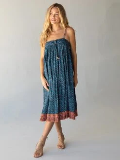 Natural Life Emma Midi Dress - Indigo