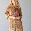 Natural Life Fiona Tunic Dress - Orange Paisley