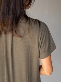 Natural Life Stephanie Ribbed Knit Maxi Dress - Olive -Natural Life Shop 484A5999 20copy