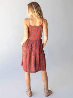 Natural Life Embroidered Sara Dress - Red Wreath -Natural Life Shop 484A6622