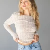 Natural Life Lace Layering Top - Ivory