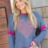 Natural Life Carson Knit Sweater - Heart