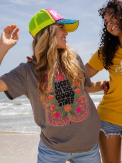 Natural Life Boyfriend Tee Shirt - Focus On The Good Stuff