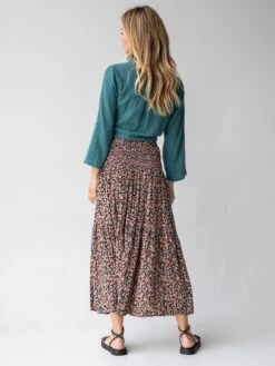 Natural Life Angelina Midi Skirt - Autumn Blossom -Natural Life Shop 484A7718 20copy