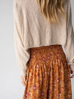 Natural Life Make A Move Wide-Leg Palazzo Pant - Camel Border -Natural Life Shop 484A8039 20copy