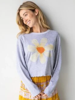 Natural Life Long Sleeve Waffle Tee Shirt - Heather Grey -Natural Life Shop 484A8466 20copy