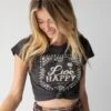 Natural Life Perfect Fit Tee Shirt - Live Happy