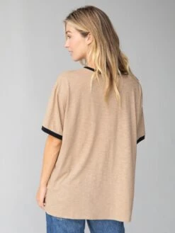 Natural Life Ringer Oversized Tee Shirt - Grow Your Own Way -Natural Life Shop 484A9428 20copy