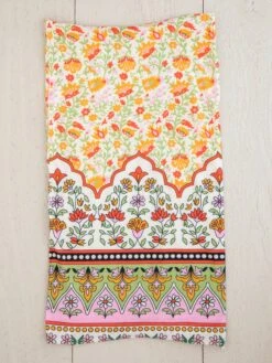 Natural Life Full Boho Bandeau® Headband - Lilac Orange Border -Natural Life Shop BBW000071 1