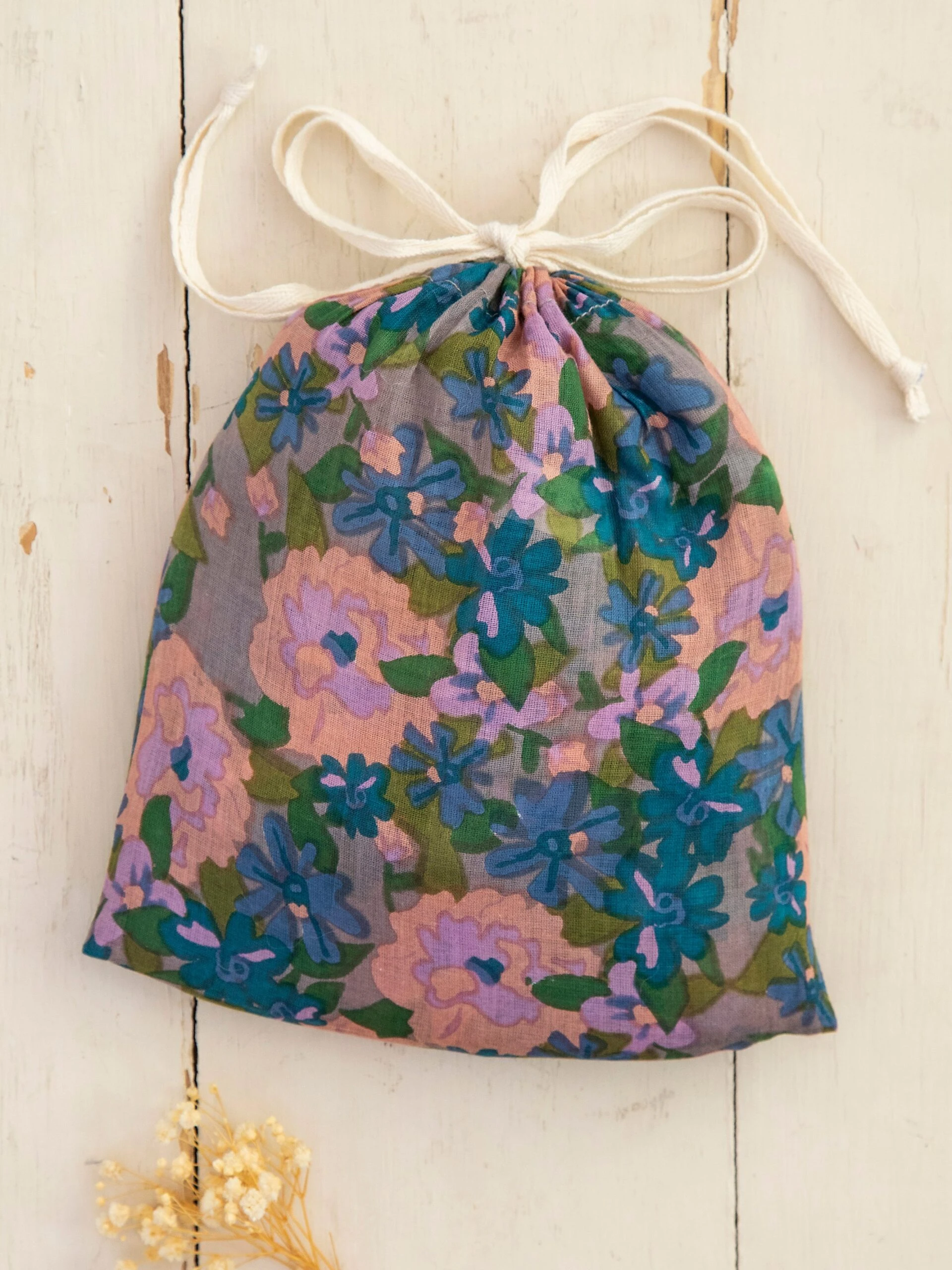 Natural Life Tunic-In-A-Bag - Pink Blue Floral 2 Natural Life Tunic-In-A-Bag - Pink Blue Floral - Image 2