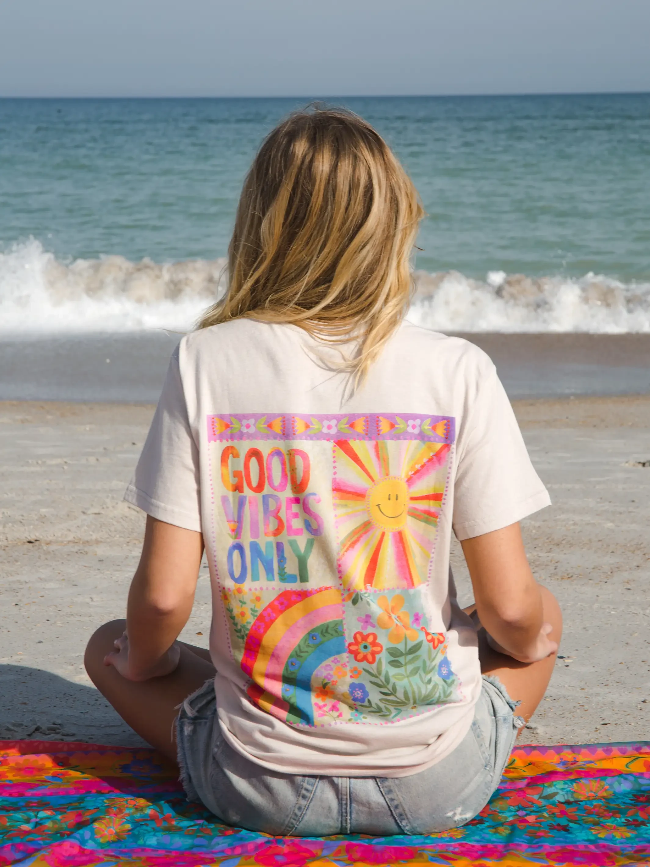 Natural Life Comfy Tee Shirt - Good Vibes Only 1 Natural Life Comfy Tee Shirt - Good Vibes Only