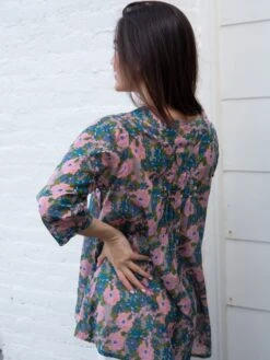Natural Life Tunic-In-A-Bag - Pink Blue Floral 7 Natural Life Tunic-In-A-Bag - Pink Blue Floral -Natural Life Shop VP3A5724