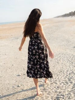 Natural Life Favorite Convertible Skirt - Black Multi Rose -Natural Life Shop VP3A6085