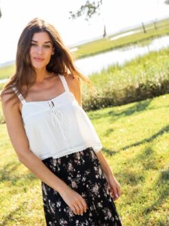 Natural Life Cara Top - White