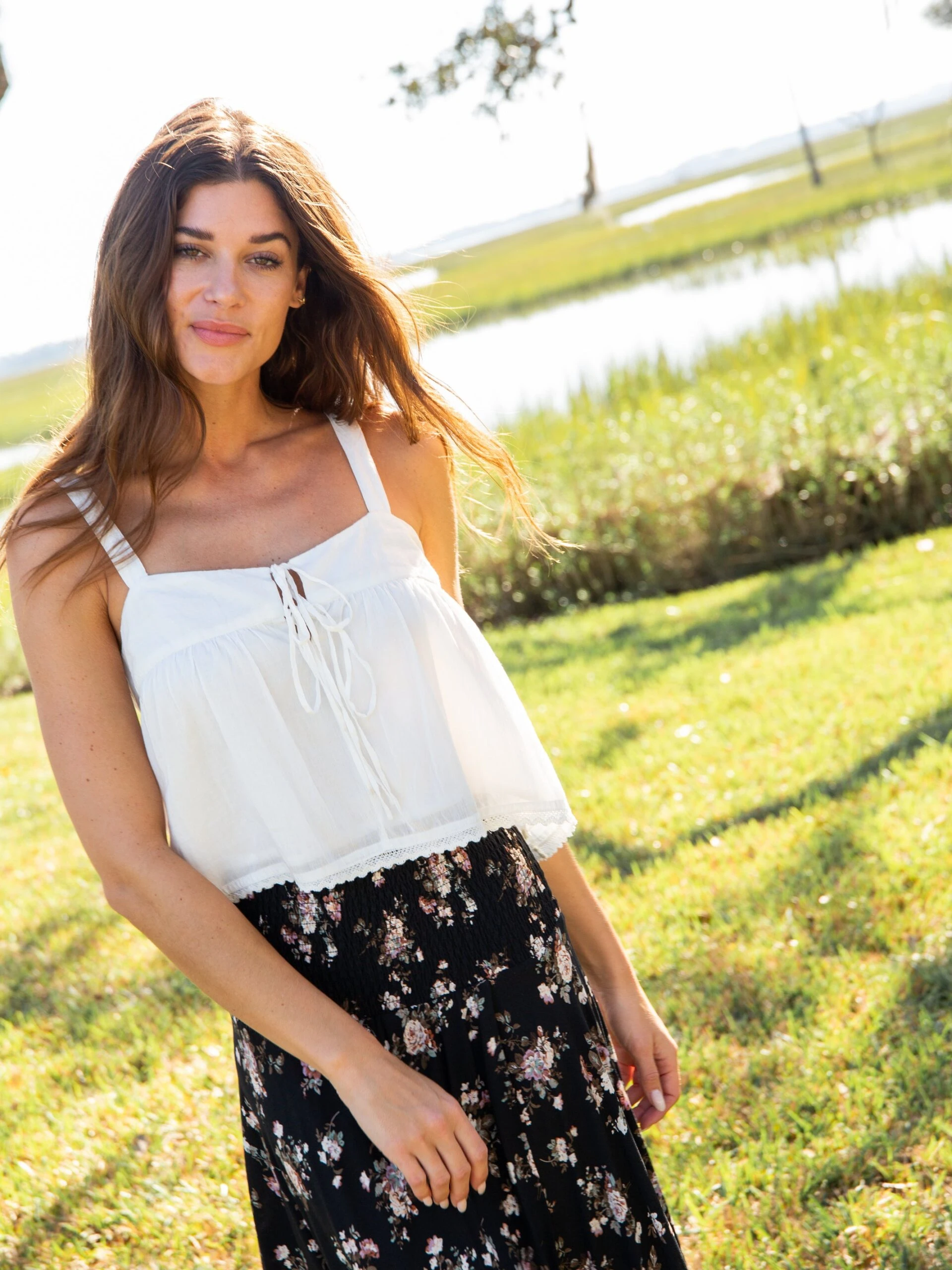 Natural Life Cara Top - White 1 Natural Life Cara Top - White